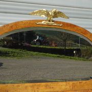 Elegant rosewood marquetry sideboard