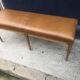 Leather bench