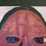 Abdelkrim Tajiouti (Born in 1970) - Mixed media on paper signed
