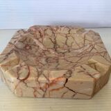 Veined marble ashtray tray
