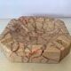 Veined marble ashtray tray