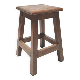 Tabouret atelier bois massif