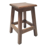 Solid wood workshop stool