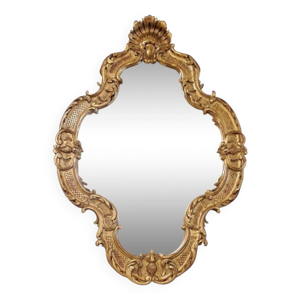 Miroir XX bois sculpté
