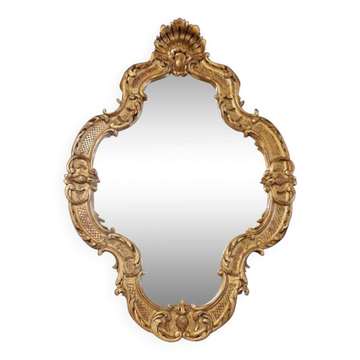 XX carved wood mirror 95 x 67
