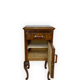 Tables de chevet italiennes en noyer, années 1930/1940