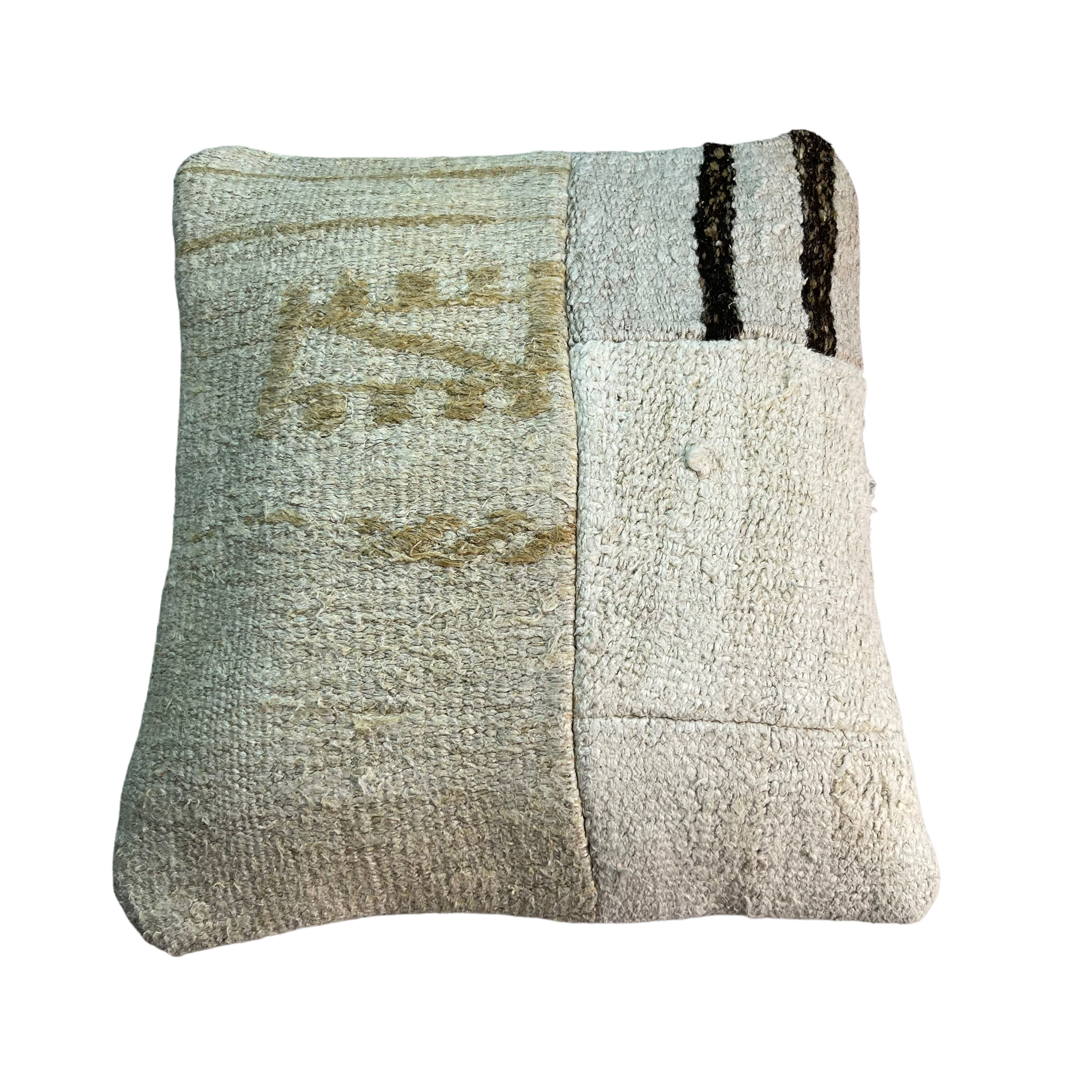 Housse de coussin kilim turc vintage 40 x 40 cm