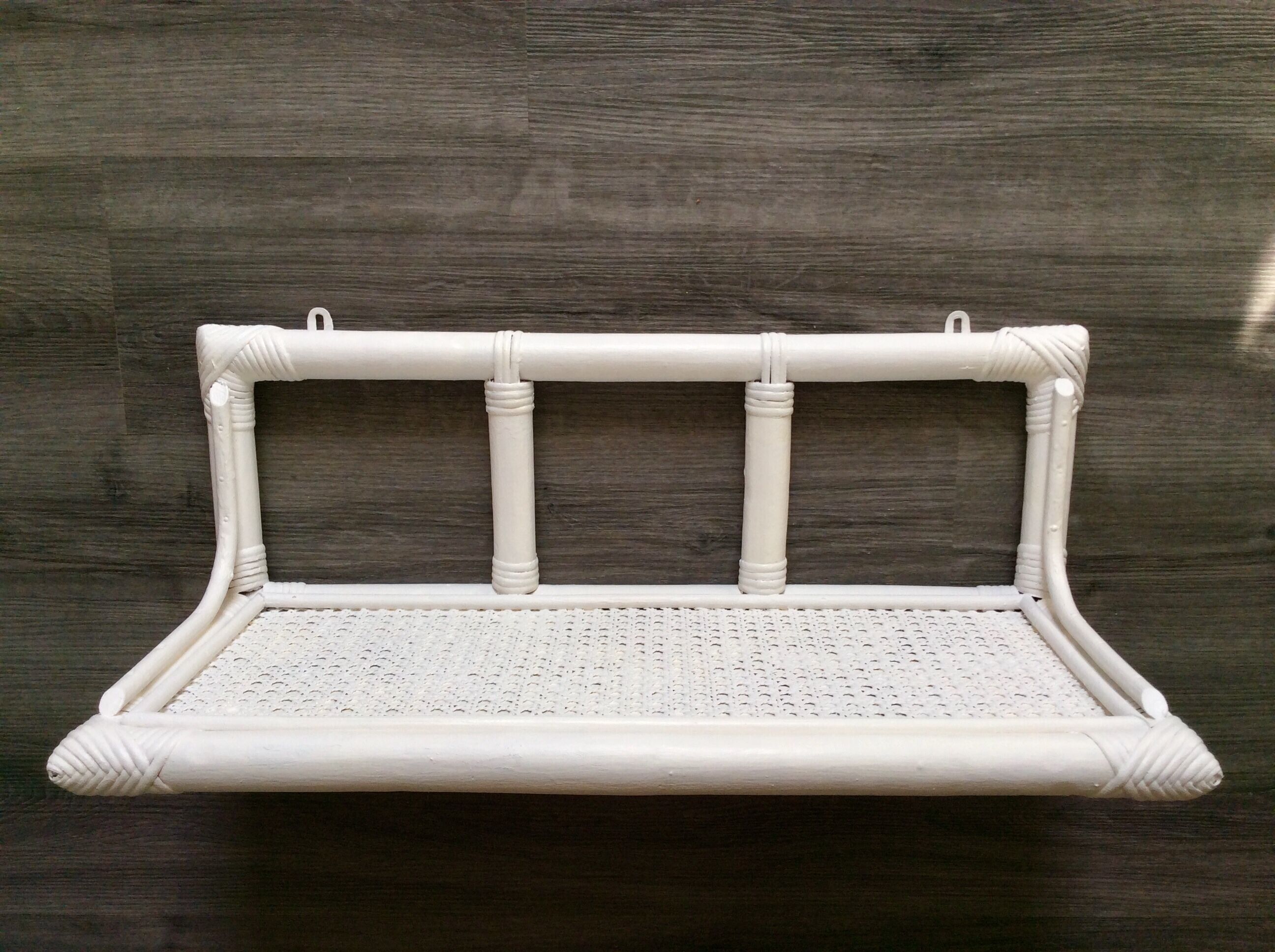 Rattan shelf and canning