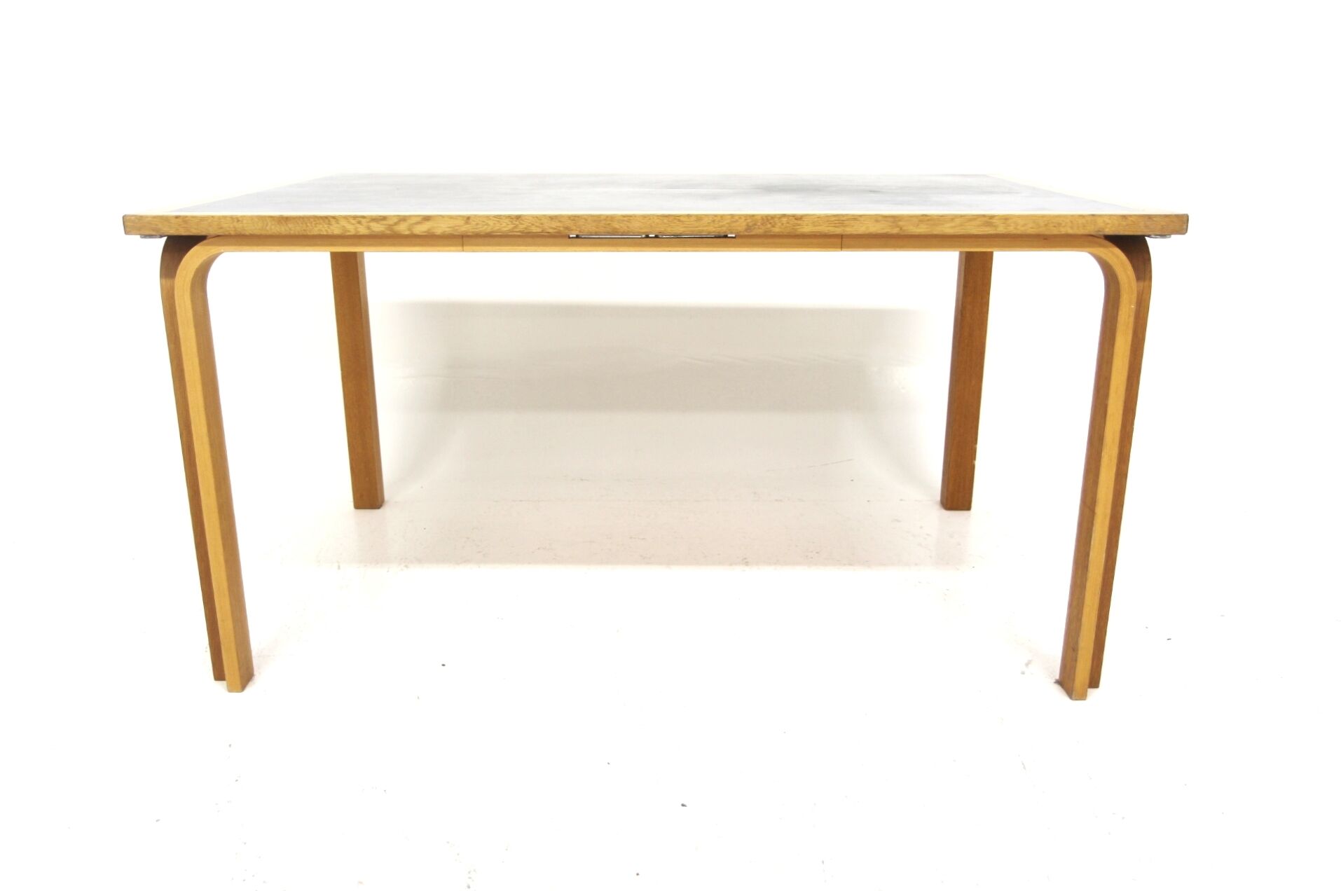 Scandinavian beech dining table, Magnus Olesen, Denmark, 1960.