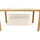 Scandinavian beech dining table, Magnus Olesen, Denmark, 1960.