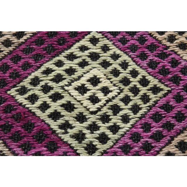 Vintage Turkish Oushak Handmade Wool Cotton Purple Area Rug 165x244