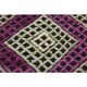 Vintage Turkish Oushak Handmade Wool Cotton Purple Area Rug 165x244