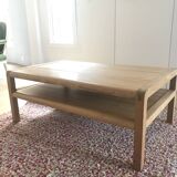 Coffee table radius habitat solid oak