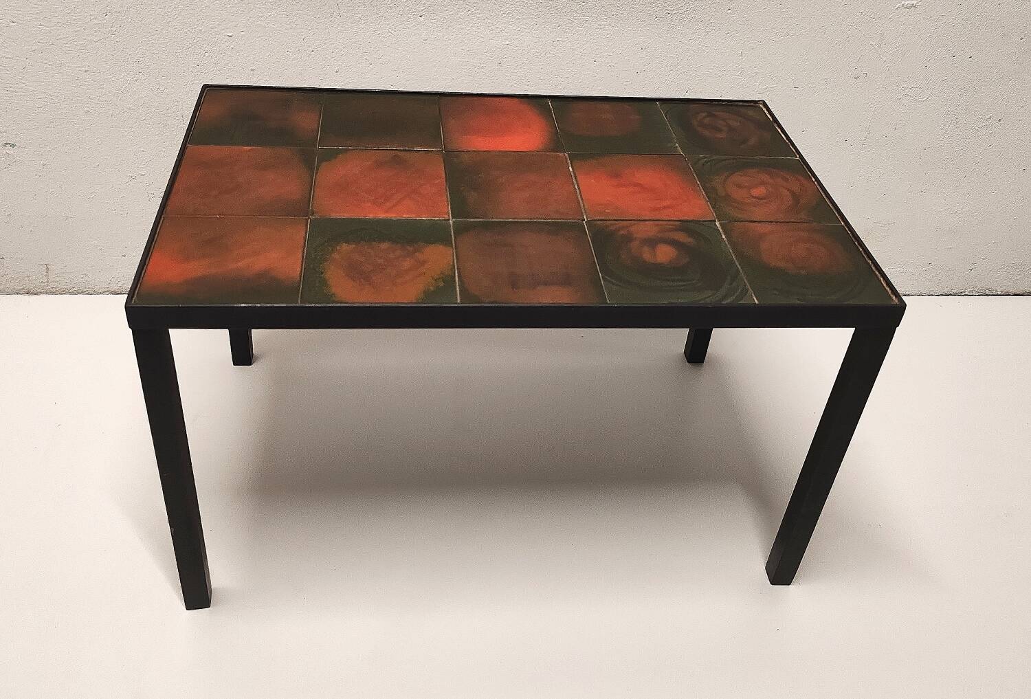 Vallauris ceramic coffee table from the 1950s