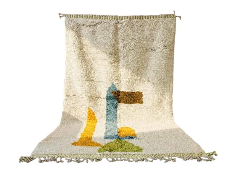 Authentic handwoven Beni Ourain rug, size 1.5/2.5 m.