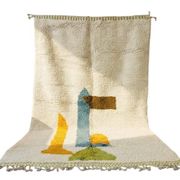 Authentic handwoven Beni Ourain rug, size 1.5/2.5 m.