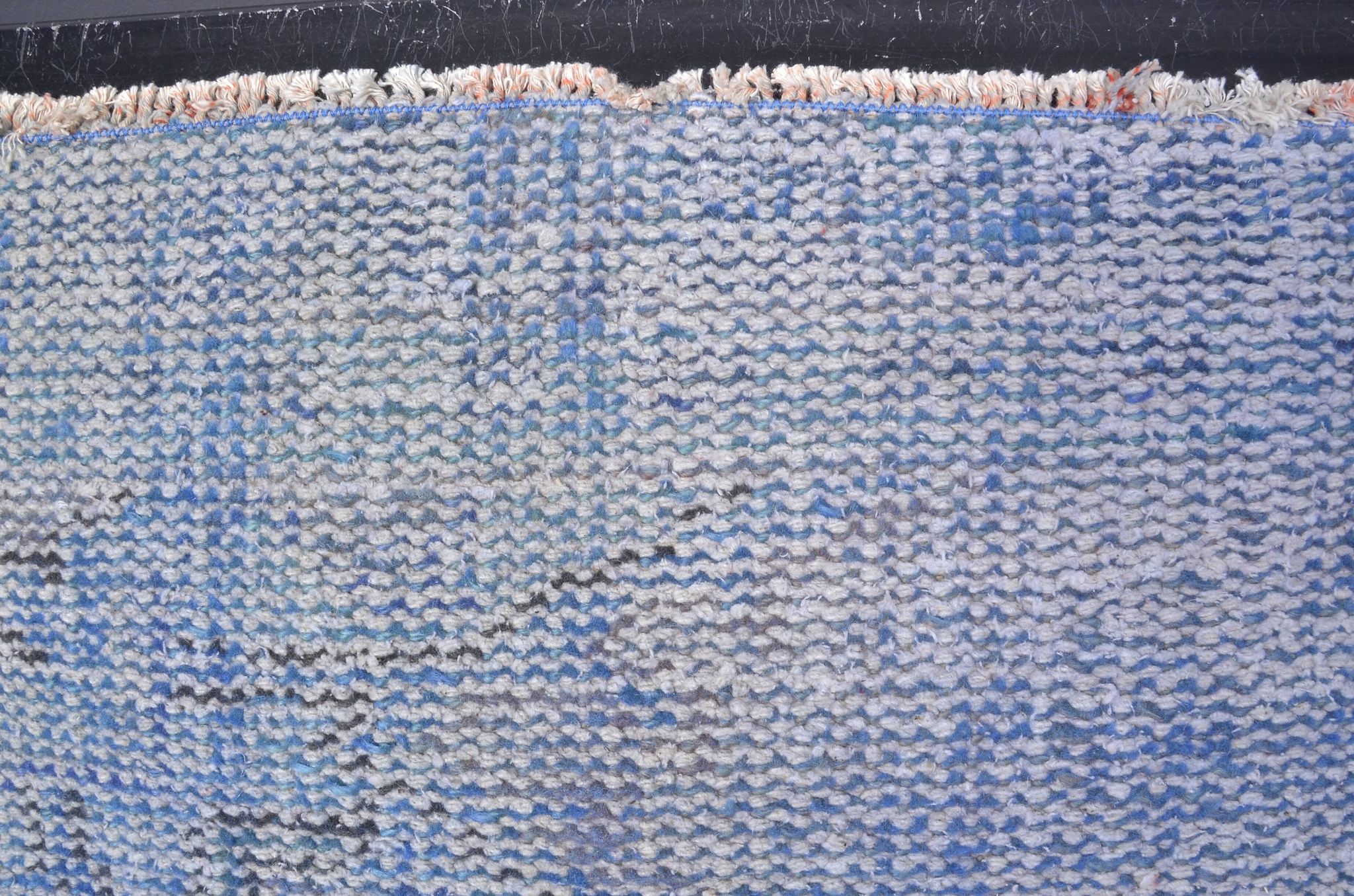 Blue Vintage Turkish Runner Rug sku1302