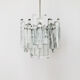 Ice glass chandelier by J.T. Kalmar