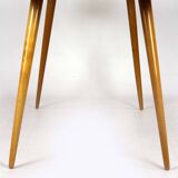 Mid-Century Modern Coffee Table with Glass Top from Cesky Nabytek, 1960s