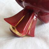 burgundy and gold candle holders