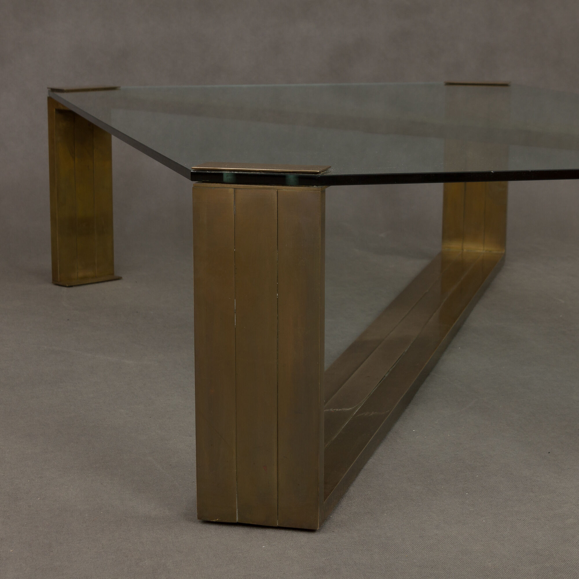 Romeo Rega brass coffee table