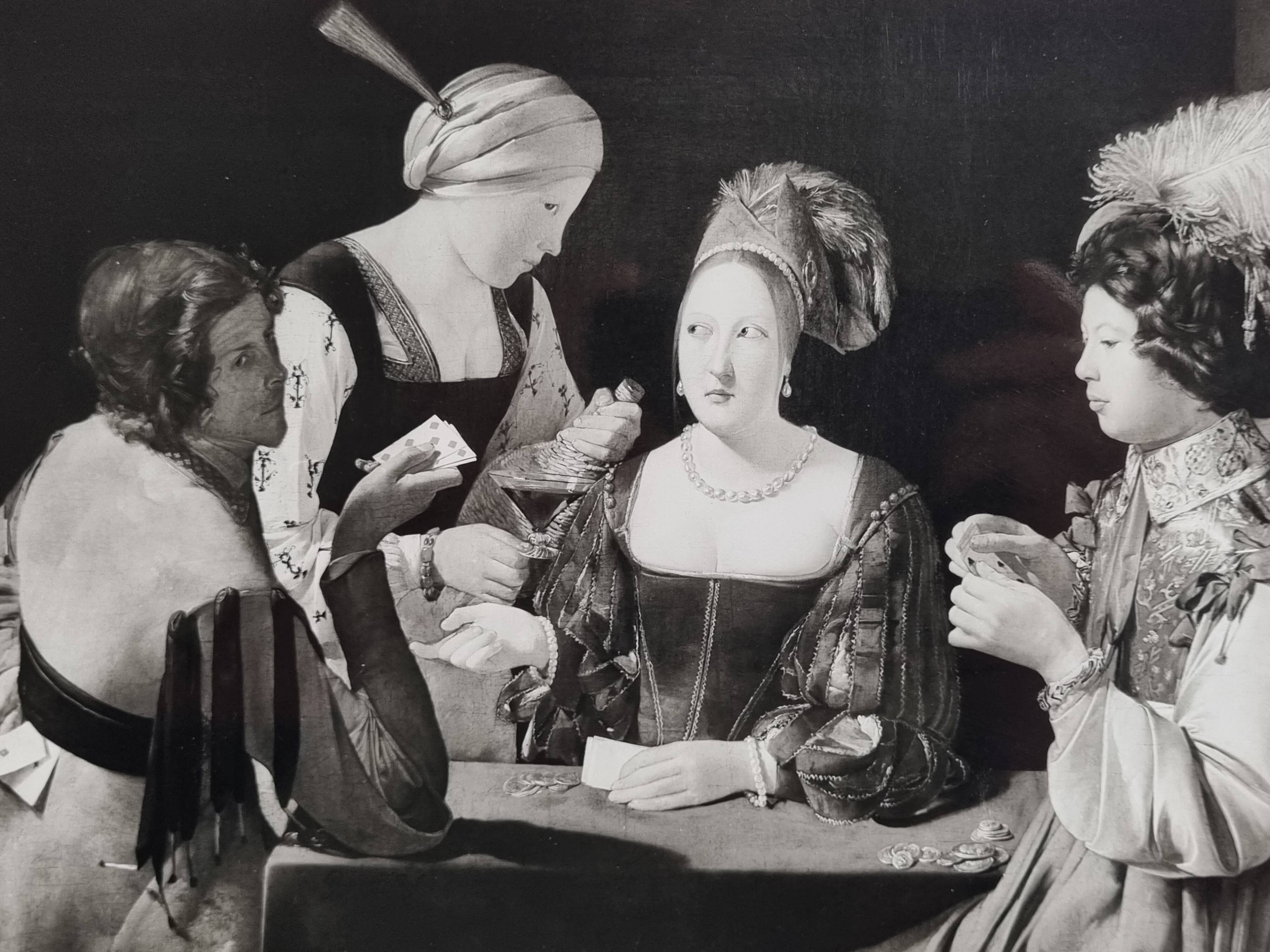 Art photography after Georges de La Tour, the cheat or the prodigal son, 60s-70s