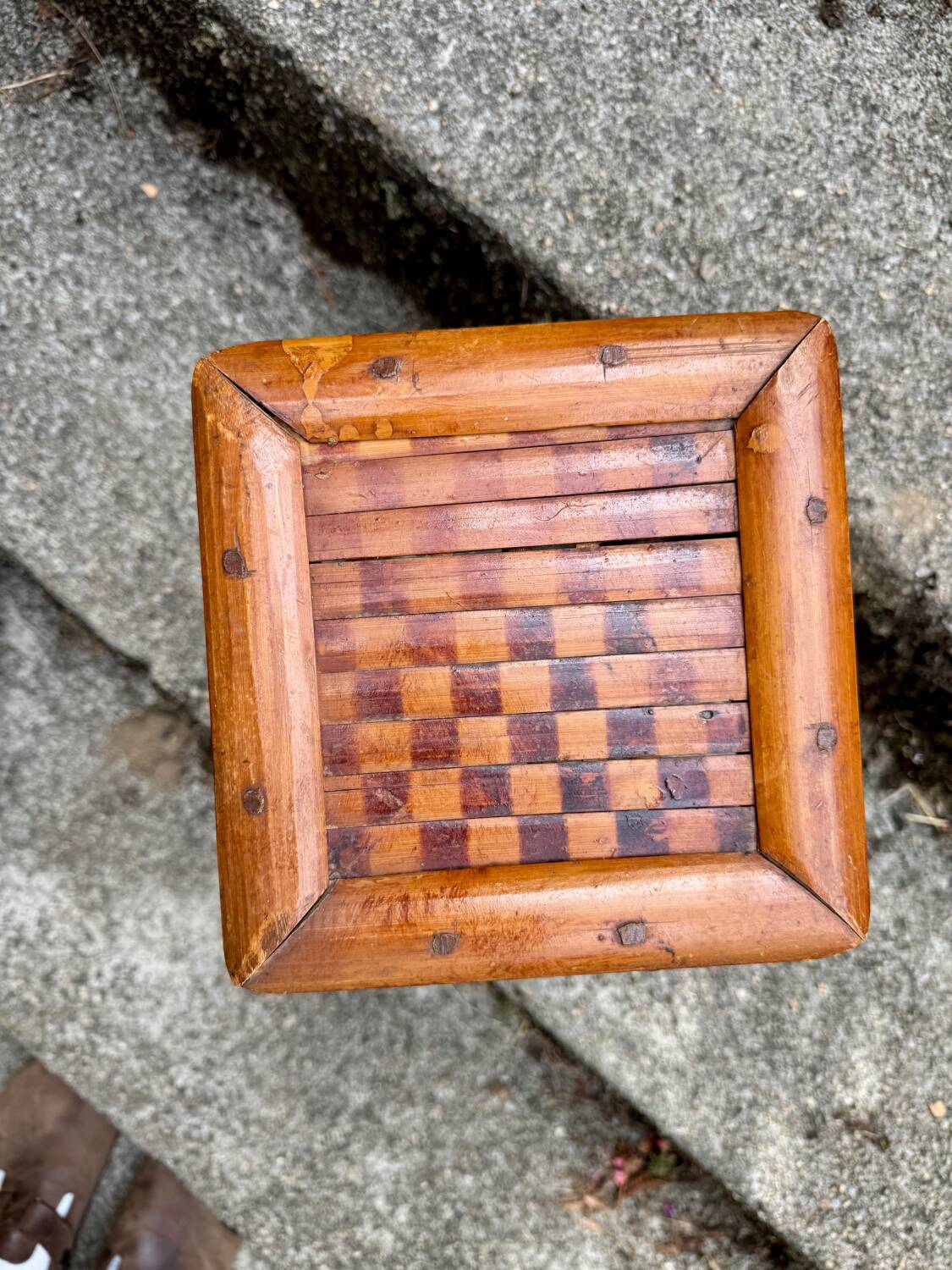 Vintage 50s/70s Stool/Side Table