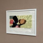 Original Swedish Color Lithograph – “Woman” by Lars Norrman – Signed