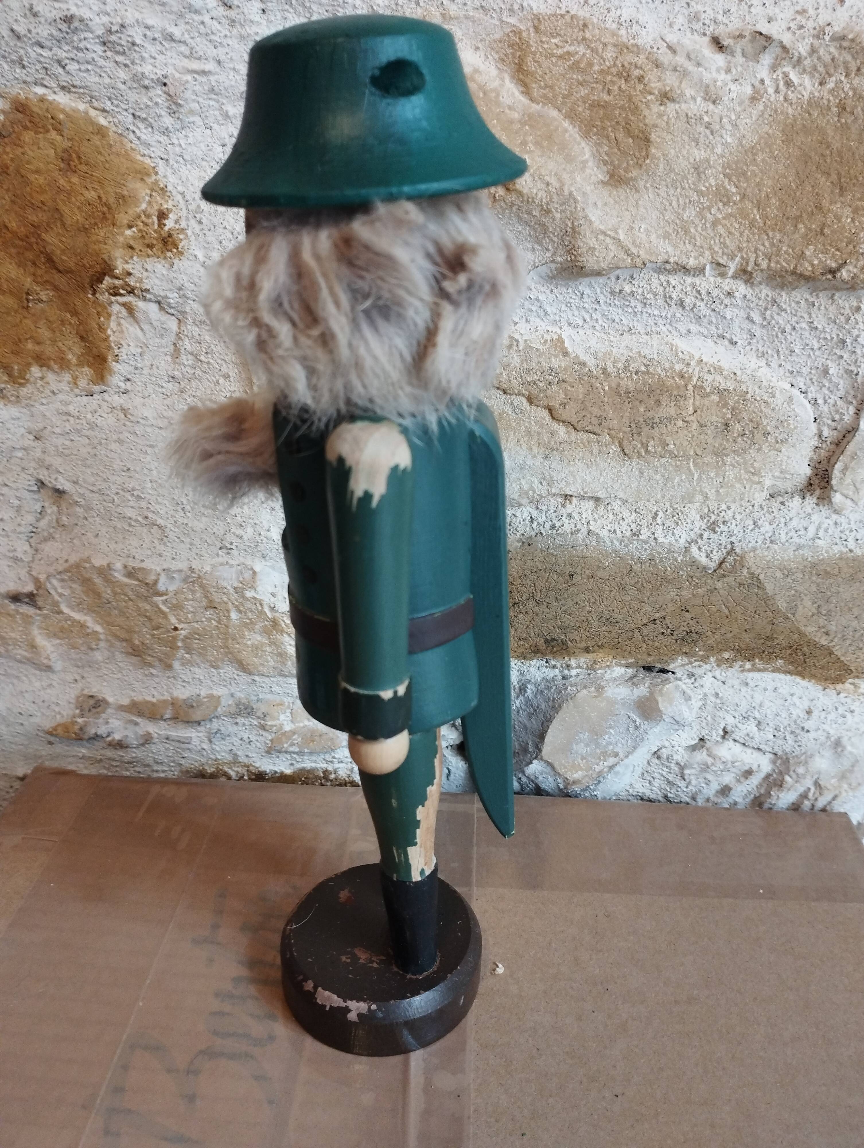 Old wooden nutcracker toy early 20th century