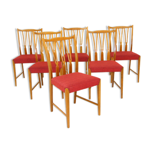 set de 6 chaises en teck,