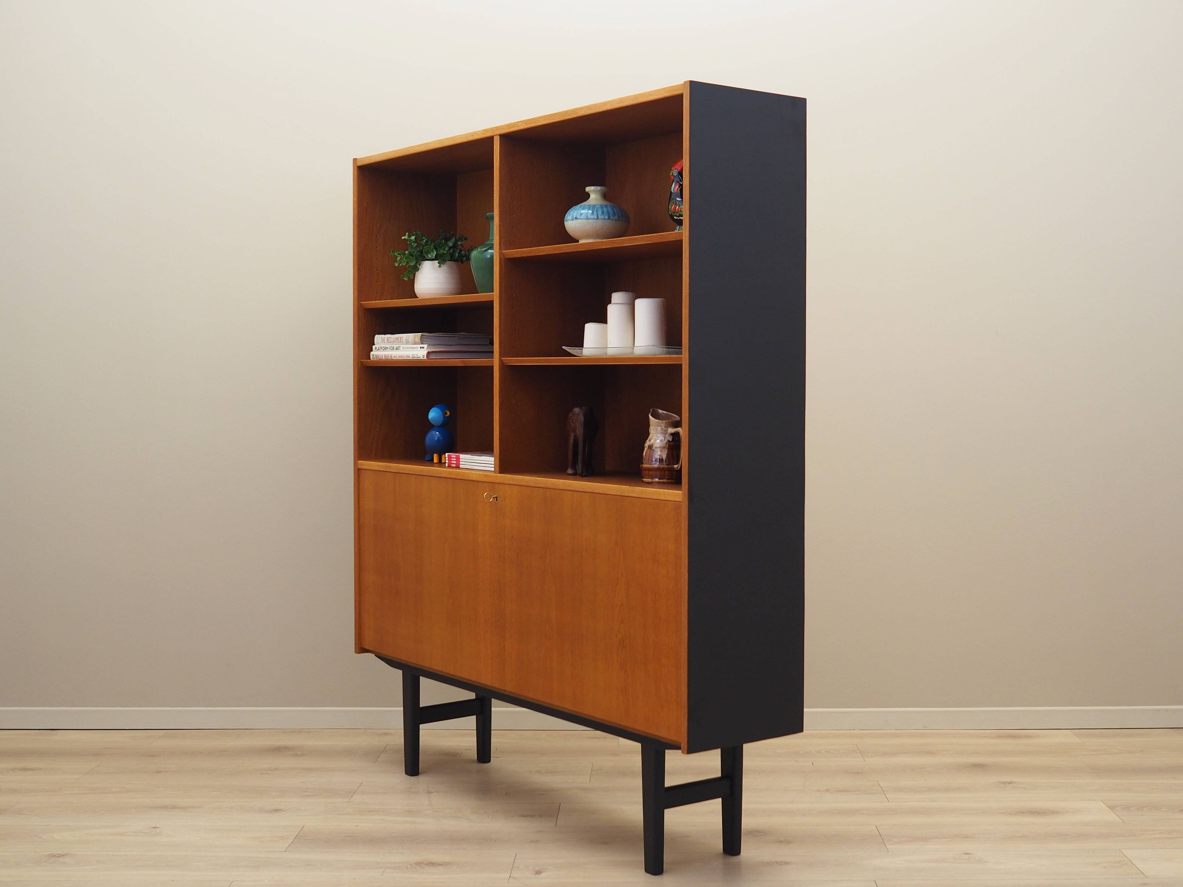 Ash bookcase, Danish design, 1970s, production: Hundevad