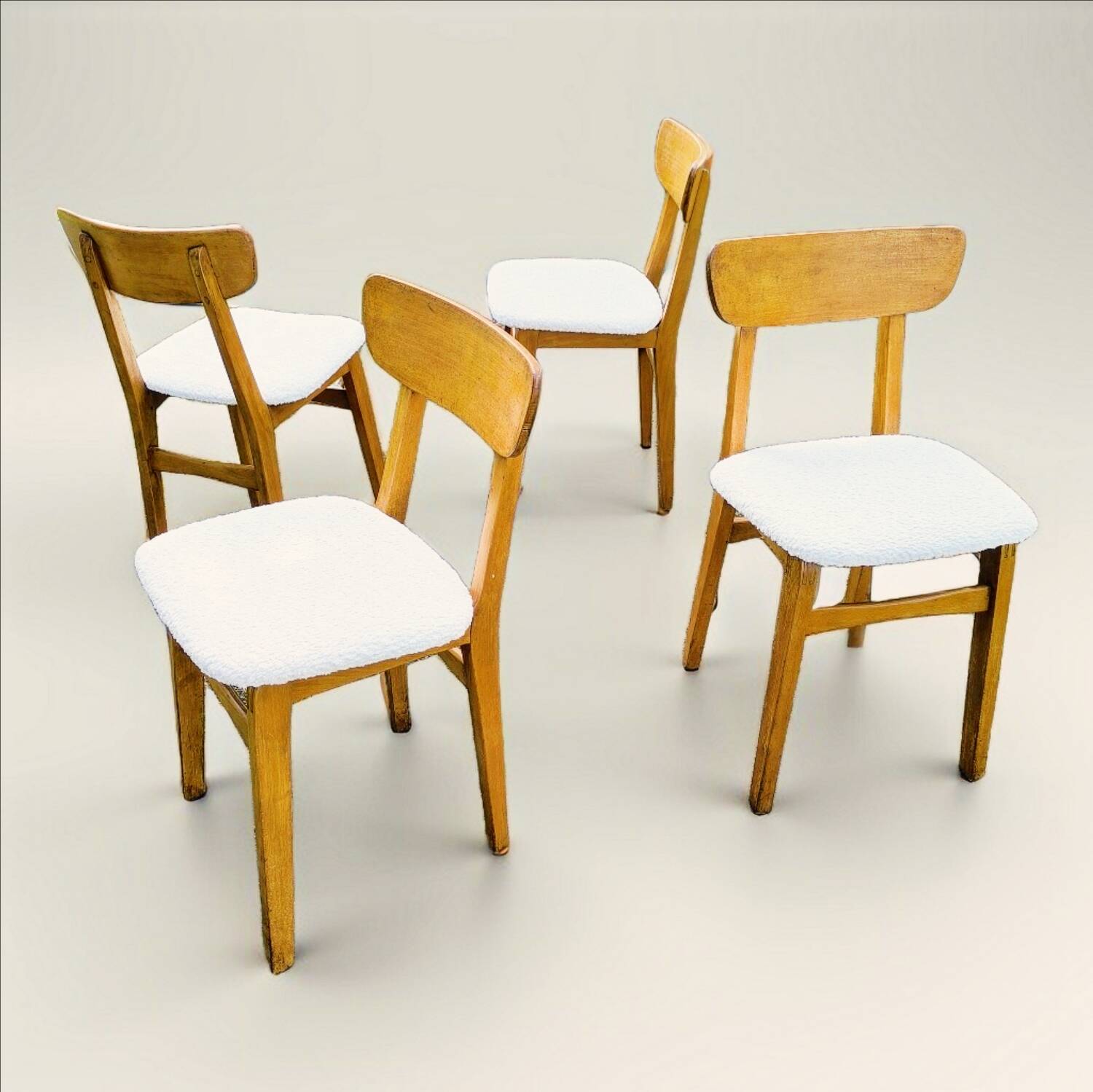 4 English chairs circa 1960