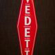 Advertising enamel sheet for the famous Belgian beer brand Vedett