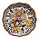 Gien earthenware plate with peony decoration