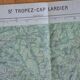 Carte IGN vintage Saint Tropez