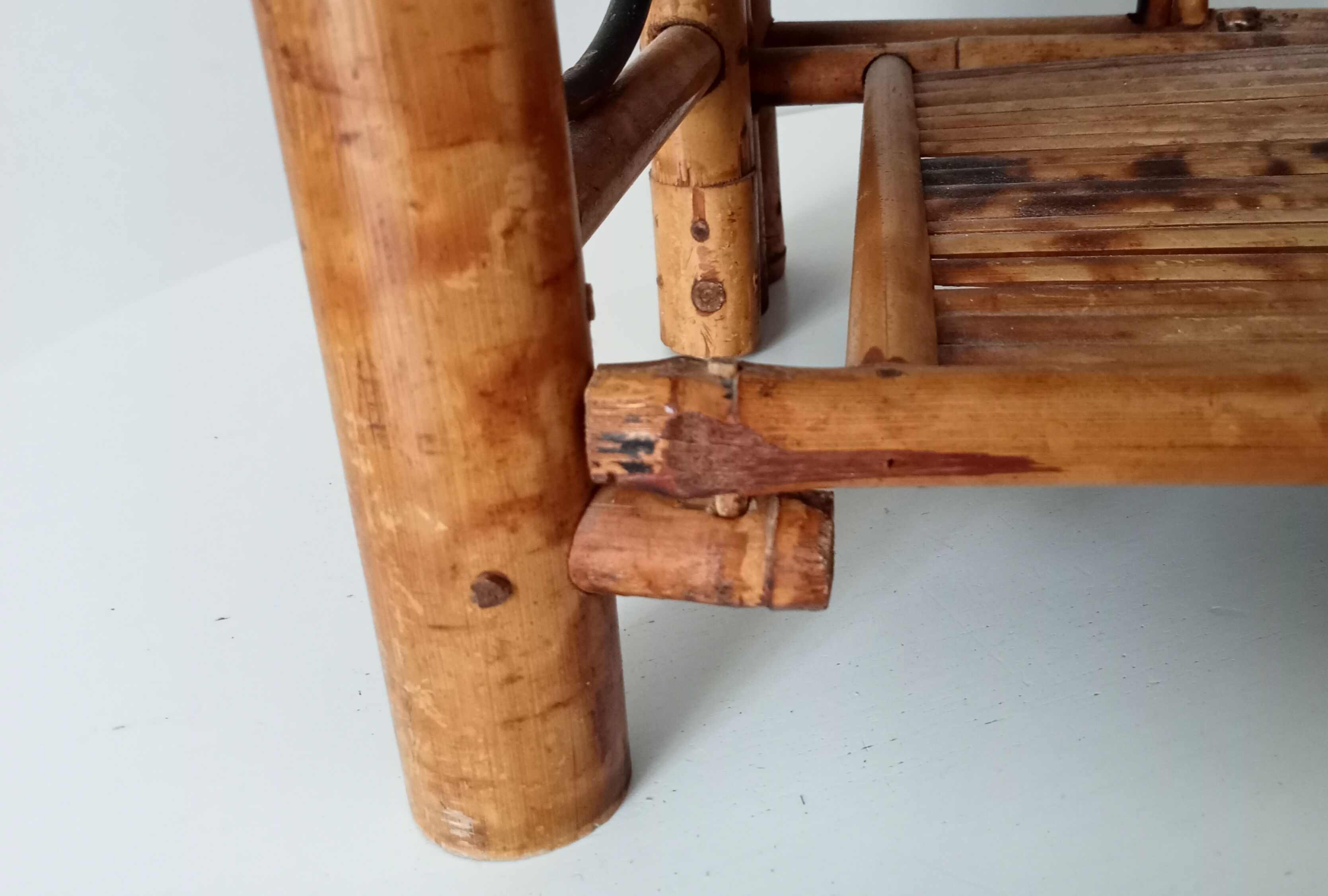 Vintage bamboo shelf 60s/70s