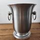 Vintage champagne bucket in 18/10 stainless steel by Jean Couzon - Champy model