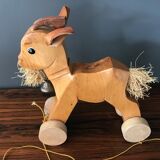 Franz Carl Weber's wooden goat 1960 handmade