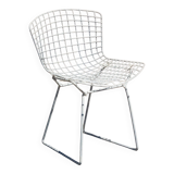 White Wire chair by Harry Bertoia for Knoll
