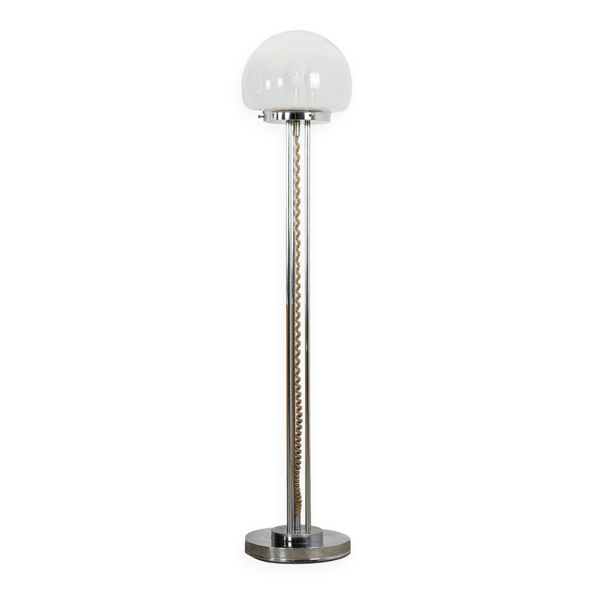 Lampadaire, design italien, années 1970, fabriqué en Italie