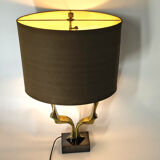 Bronze table lamp by Willy Daro, 1970s