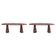 Mid Modern Angelo Mangiarotti Italian Eros Pair of Consoles tables in Red Marble