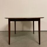 Danish round palisander dining table 1960s