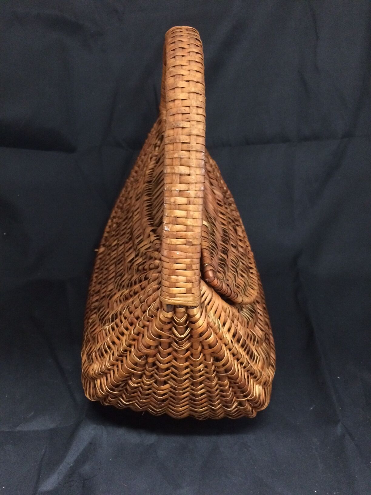 Old wicker gondola basket