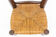 Paire de chaises en paille, années 1940