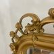 Old mirror with pediment 162x82cm