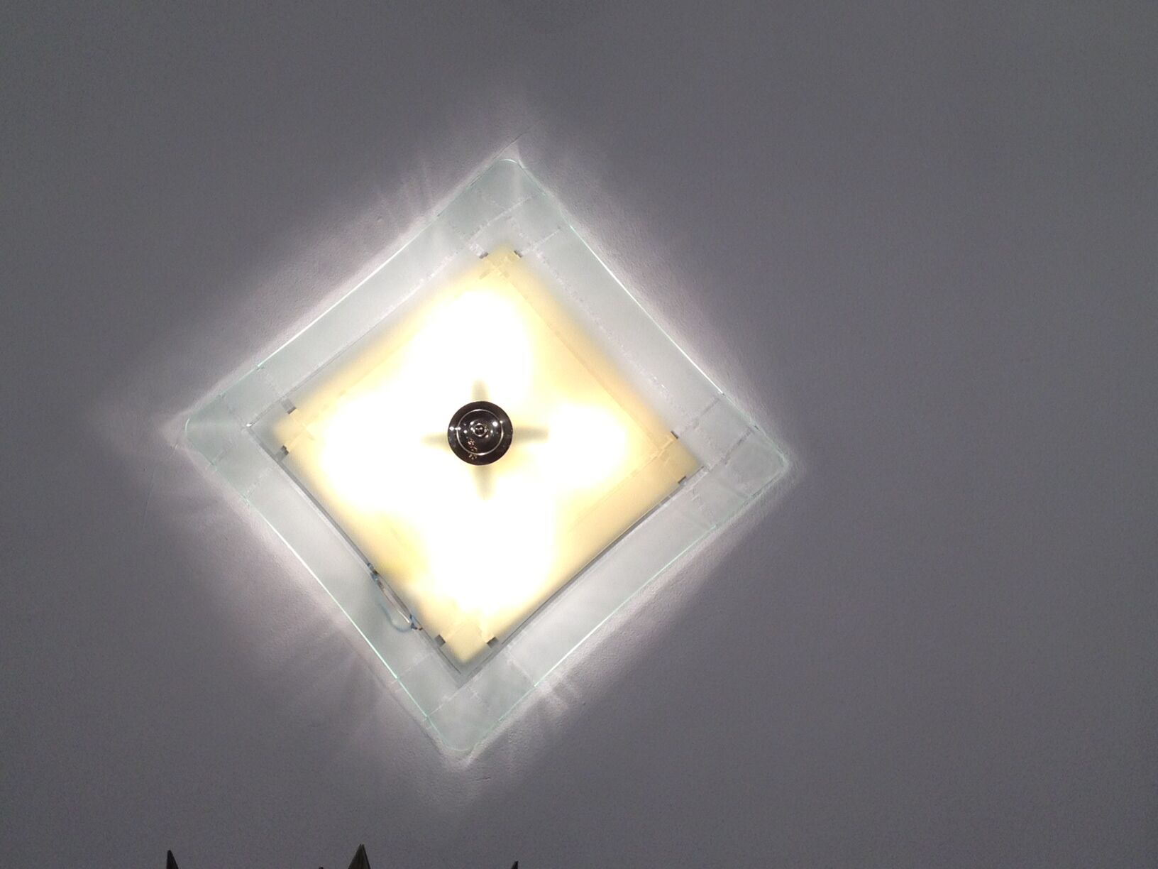 Pair of glass sconces