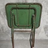 Painted metal folding table