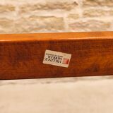 teuil en bois et toile tendue du fabricant Hyllinge Mobler, Danemark