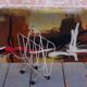 Mid-Century Czech Magazine Stand in Painted Metal, 1950s